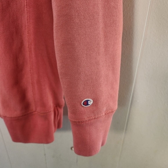 Champion Reverse Weave Salmon Pink Notre Dame Pullover Size Medium vintage - Picture 6 of 16
